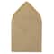 JAM Paper 3.13" x 3.13" Brown Kraft Bag Square Recycled Invitation Envelopes